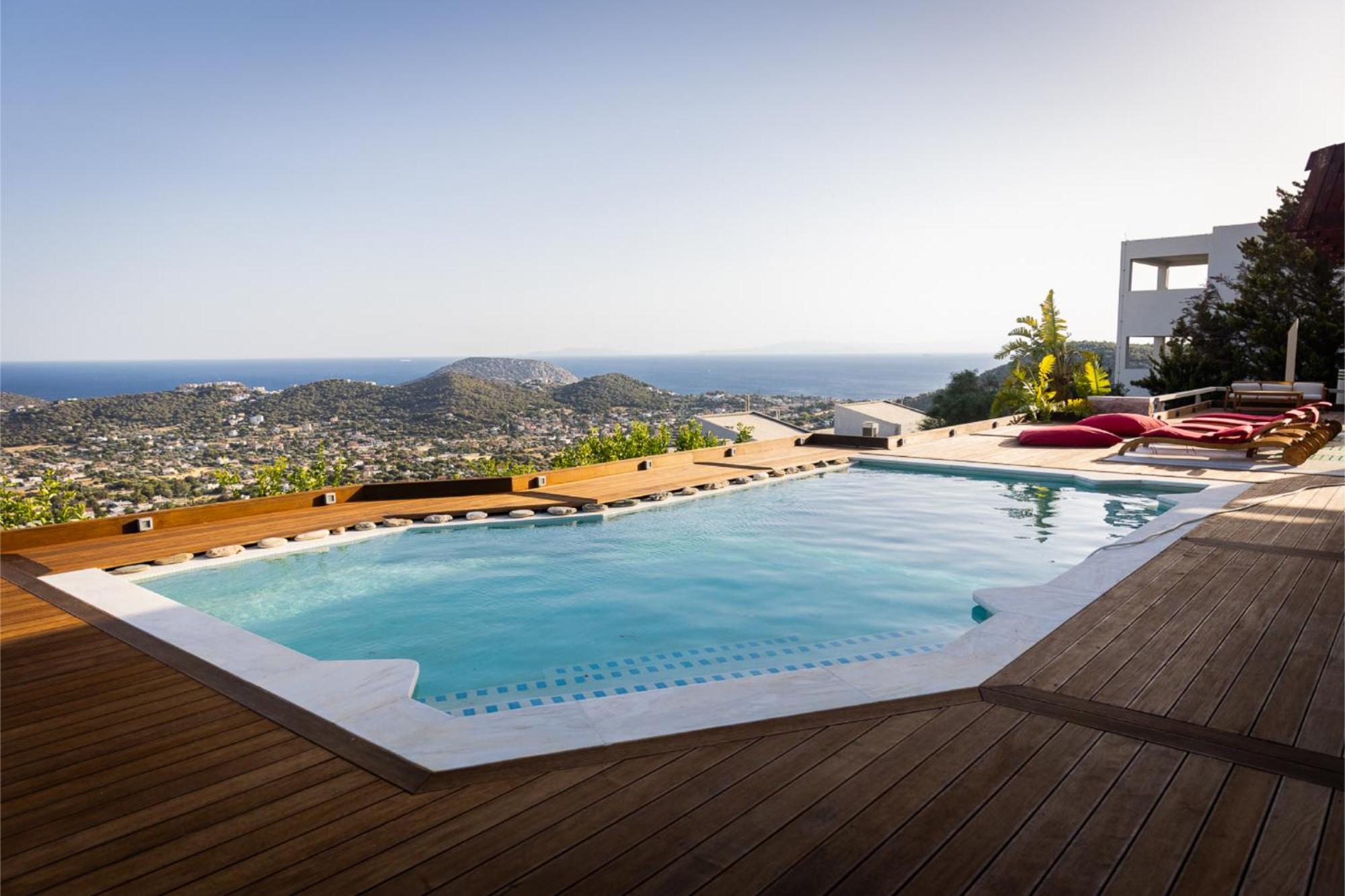 Villa Takeoff Saronida Anávyssos Eksteriør bilde