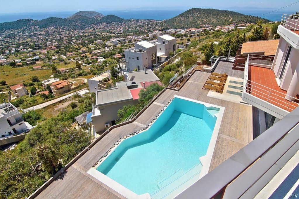 Villa Takeoff Saronida Anávyssos Eksteriør bilde